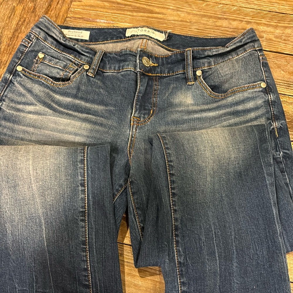 Torrid Boyfriend jeans size 10. Never worn.